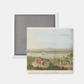 Uitzicht Constantinopel, bord 1 van 'Uitzichten in Magneet (Voorkant / Achterkant)