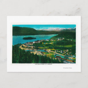 Uitzicht Cordova, Alaska Cordova, AK Briefkaart