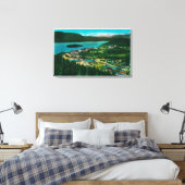 Uitzicht Cordova, Alaska Cordova, AK Canvas Afdruk (Insitu (Slaapkamer))