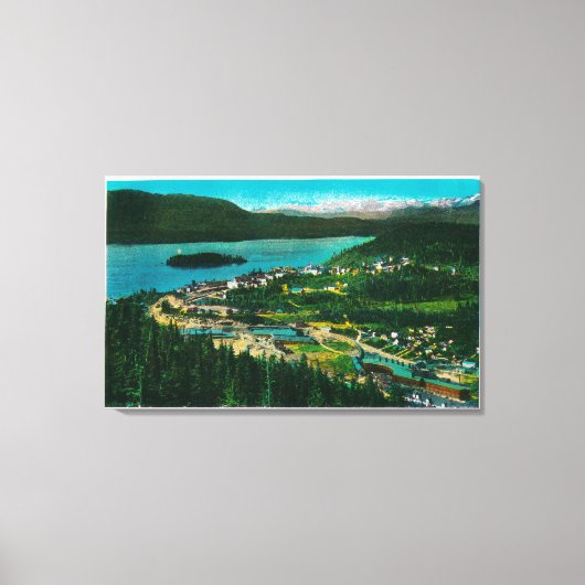 Uitzicht Cordova, Alaska Cordova, AK Canvas Afdruk (Voorkant)