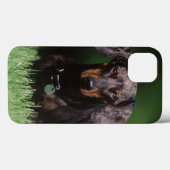 Uitzicht Dachshund met Dapple-kleurstof Case-Mate iPhone Case (Achterkant (horizontaal))
