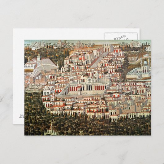 Uitzicht Damascus Briefkaart (Voorkant / Achterkant)
