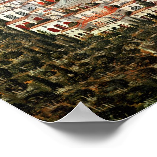 Uitzicht Damascus Poster (Hoek)