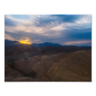 Uitzicht Dante in Death Valley Foto Afdruk