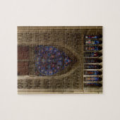 Uitzicht dat het westen van de nave kijkt, het ont legpuzzel (Horizontaal)