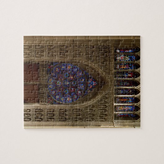 Uitzicht dat het westen van de nave kijkt, het ont legpuzzel (Horizontaal)