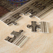 Uitzicht dat het westen van de nave kijkt, het ont legpuzzel (Zijkant)