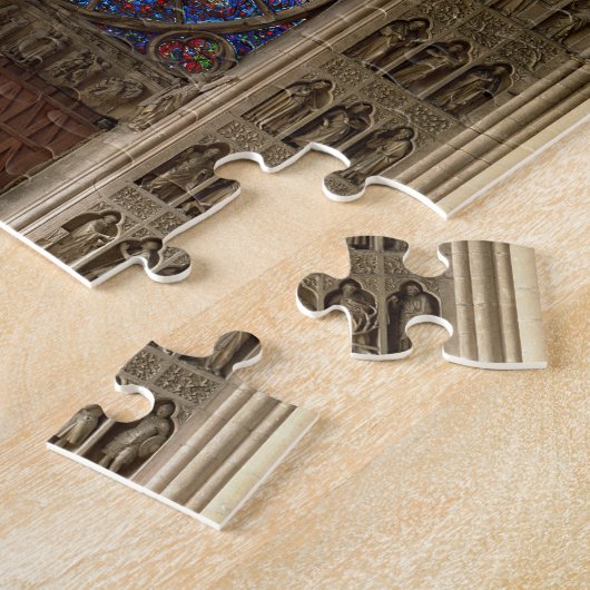 Uitzicht dat het westen van de nave kijkt, het ont legpuzzel (Zijkant)