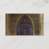 Uitzicht dat het westen van de nave kijkt, het ont visitekaartje (Achterkant)