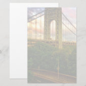 Uitzicht dat naar het zuidwesten van Manhattan kij Briefpapier (Voorkant / Achterkant)