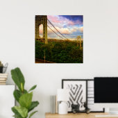 Uitzicht dat naar het zuidwesten van Manhattan kij Poster (Thuiskantoor)