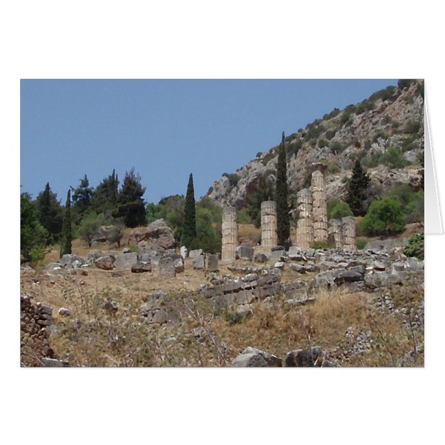Uitzicht Delphi, Griekenland (Voorkant Horizontaal)