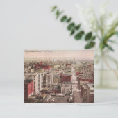 uitzicht Denver uit 1910, CO van de D & F-toren Briefkaart (Staand voorkant)