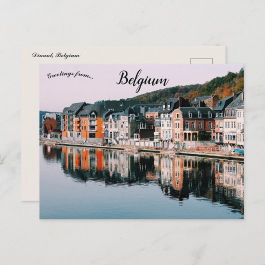 Uitzicht Dinant België Briefkaart (Voorkant / Achterkant)