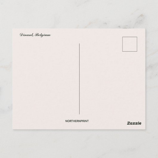Uitzicht Dinant België Briefkaart (Achterkant)