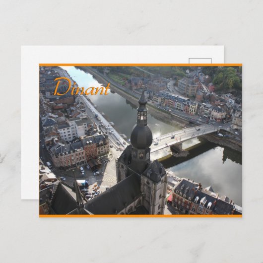 Uitzicht Dinant en de Meuse, België Briefkaart (Voorkant / Achterkant)