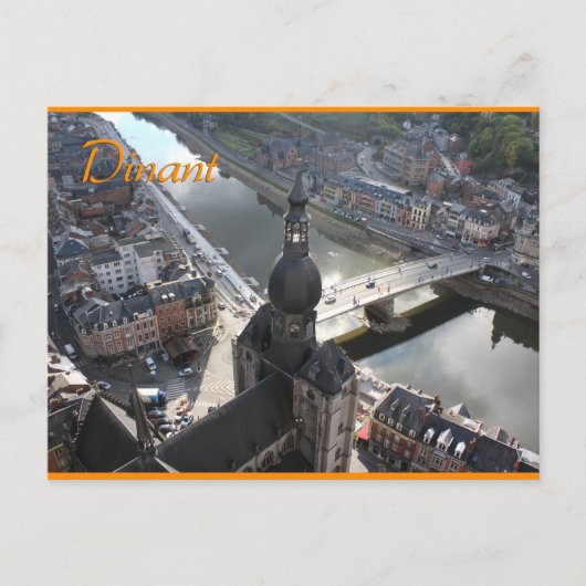 Uitzicht Dinant en de Meuse, België Briefkaart (Voorkant)