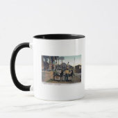 Uitzicht Donkeys Carrying WaterBisbee, AZ Mok (Links)