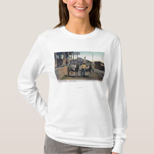 Uitzicht Donkeys Carrying WaterBisbee, AZ T-shirt