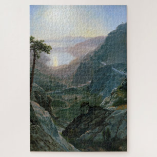 Uitzicht Donner Lake, Albert Bierstadt Legpuzzel
