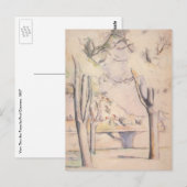 Uitzicht door de bomen van Paul Cezanne,  kunst Briefkaart (Voorkant / Achterkant)