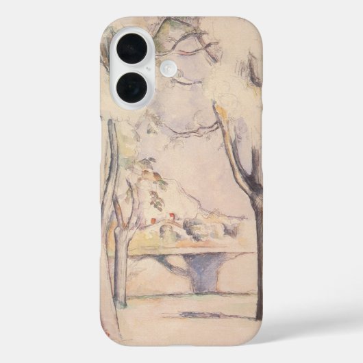 Uitzicht door de bomen van Paul Cezanne, kunst Case-Mate iPhone Case (Achterkant)