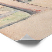 Uitzicht door de bomen van Paul Cezanne,  kunst Poster (Hoek)