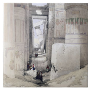 Uitzicht door de Kolthal, Karnak, van "Eg Tegeltje