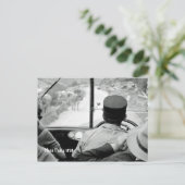 Uitzicht door French Bus Window 1939 Frankrijk Briefkaart (Staand voorkant)