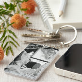 Uitzicht door French Bus Window 1939 Frankrijk Sleutelhanger (Voorkant Rechts)