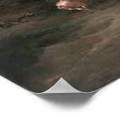 Uitzicht door Greenwich Park naar Londen Poster (Hoek)