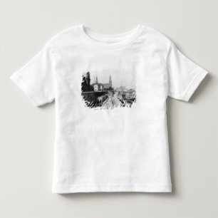 Uitzicht Dresden van de Bruehlsche Terrasse Kinder Shirts