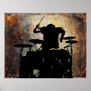 uitzicht Drummer, Copyright Karen J Williams Poster
