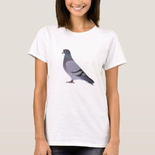Uitzicht duif t-shirt