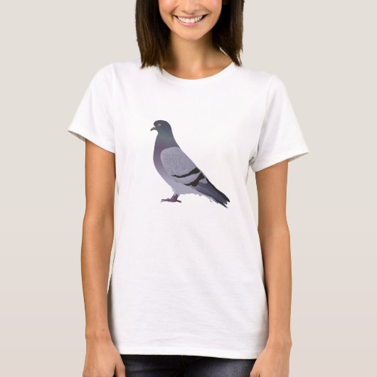 Uitzicht duif t-shirt (Voorkant)