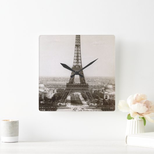 Uitzicht Eiffeltoren, 1900 Vierkante Klok (Huis)