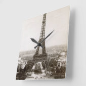 Uitzicht Eiffeltoren, 1900 Vierkante Klok (Hoek)