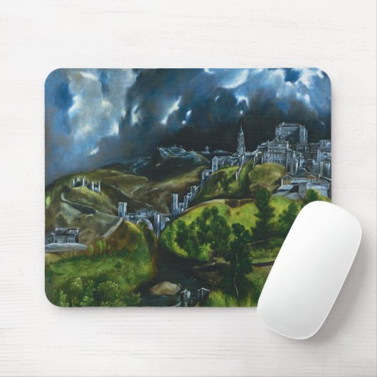 Uitzicht El Greco van de Muismat Toledo (Met muis)