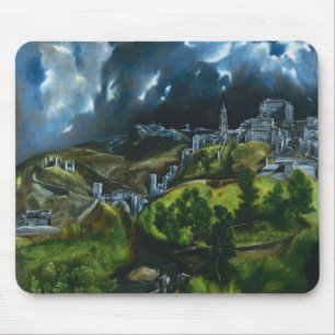 Uitzicht El Greco van de Muismat Toledo