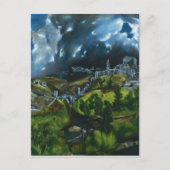 Uitzicht El Greco van het Briefkaart Toledo (Voorkant)