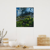 Uitzicht El Greco van het Poster Toledo (Keuken)