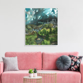 Uitzicht El Greco van Toledo Canvas Afdruk (Insitu (Woonkamer))