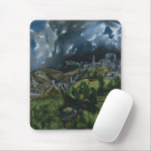 Uitzicht El Greco van Toledo Muismat (Met muis)