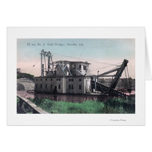 Uitzicht El Oro # 2 Gold Dredger Oroville, CA (Voorkant Horizontaal)