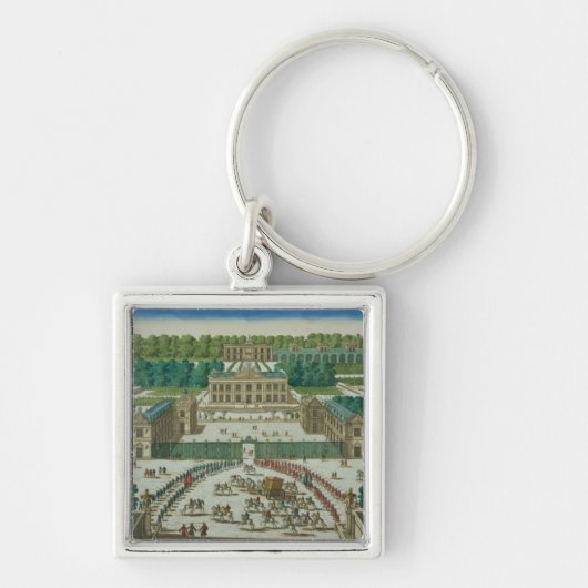 Uitzicht en perspectief van de ingang aan de Chate Sleutelhanger (Voorkant)