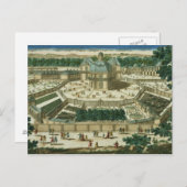 Uitzicht en perspectief van de Salon de la Menager Briefkaart (Voorkant / Achterkant)