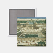 Uitzicht en perspectief van de Salon de la Menager Magneet (Voorkant / Achterkant)