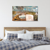 Uitzicht en plan van Toledo | El Greco | Canvas Afdruk (Insitu (Slaapkamer))