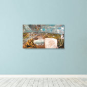 Uitzicht en plan van Toledo | El Greco | Canvas Afdruk (Insitu (Houten vloer))