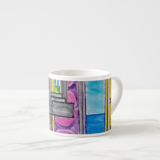 Uitzicht Espresso Cup in Rio (II) Kop (Voorkant rechts)